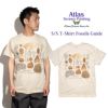アトラススクリーンプリンティングATLASSCREENPRINTING半袖Tシャツフォッシルズガイド