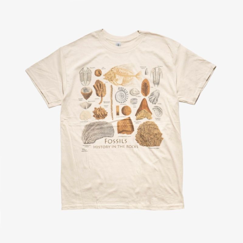 アトラススクリーンプリンティングATLASSCREENPRINTING半袖Tシャツフォッシルズガイド