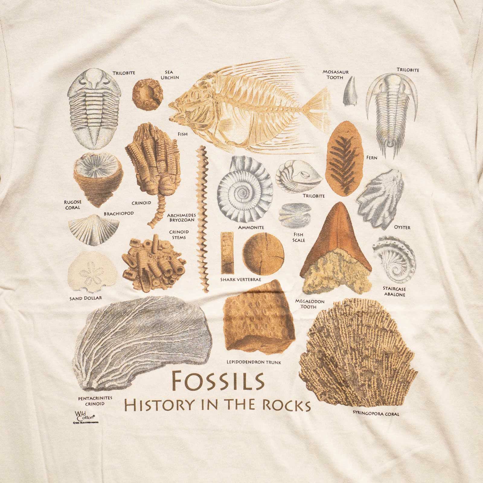 アトラススクリーンプリンティングATLASSCREENPRINTING半袖Tシャツフォッシルズガイド