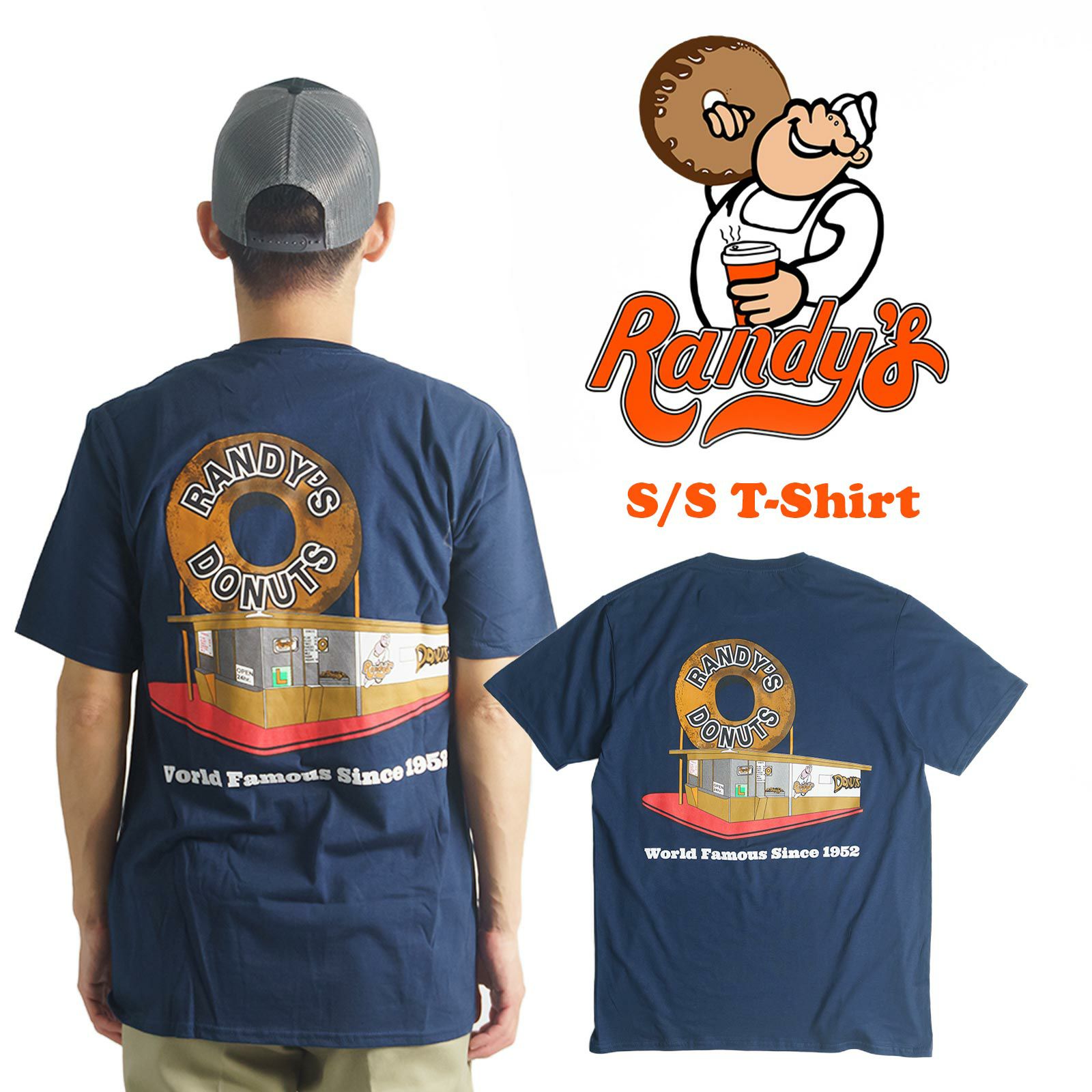 ランディーズドーナッツRandy'sDonuts半袖Tシャツ