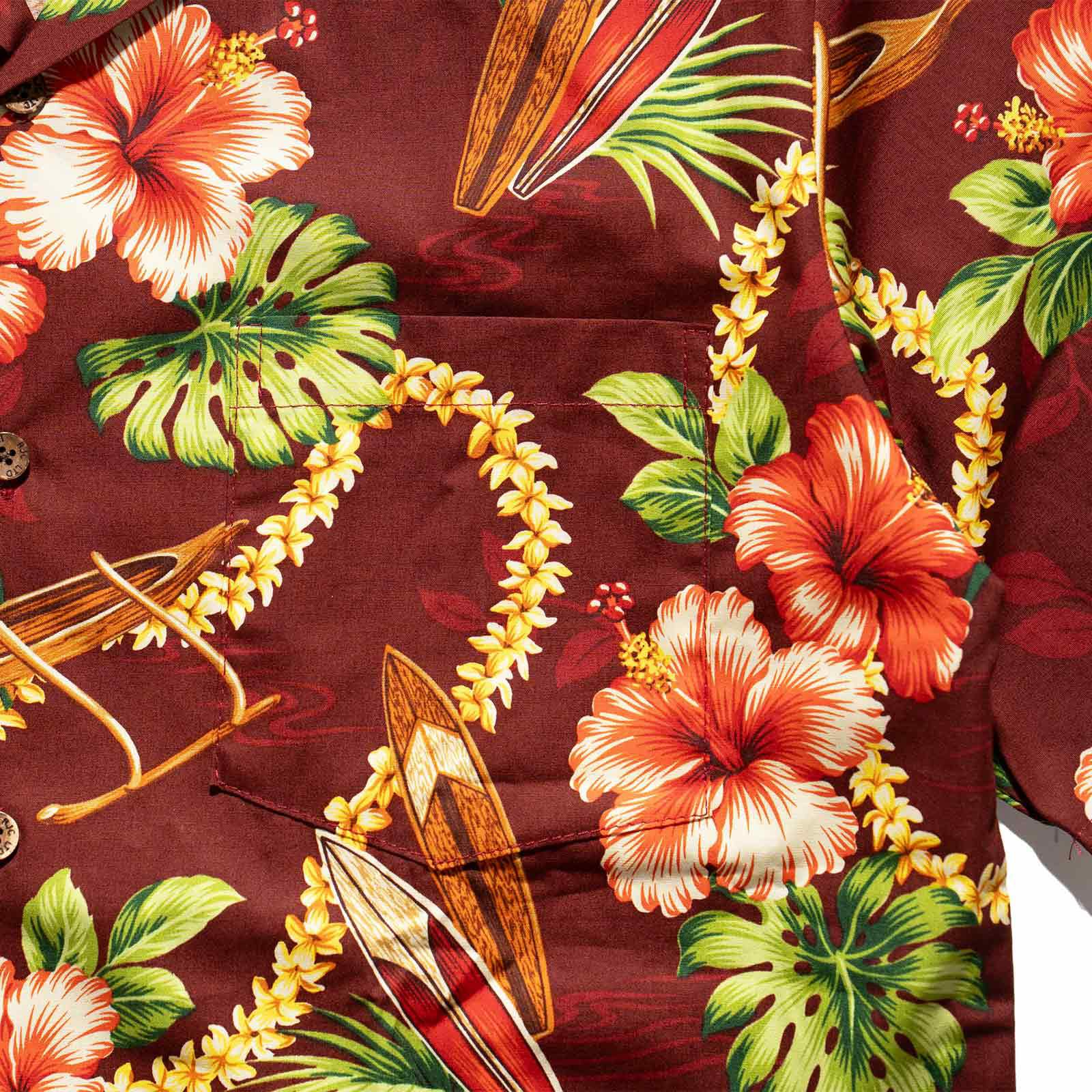 ロバートJクランシーRJC半袖アロハシャツ#10240Rハワイ製