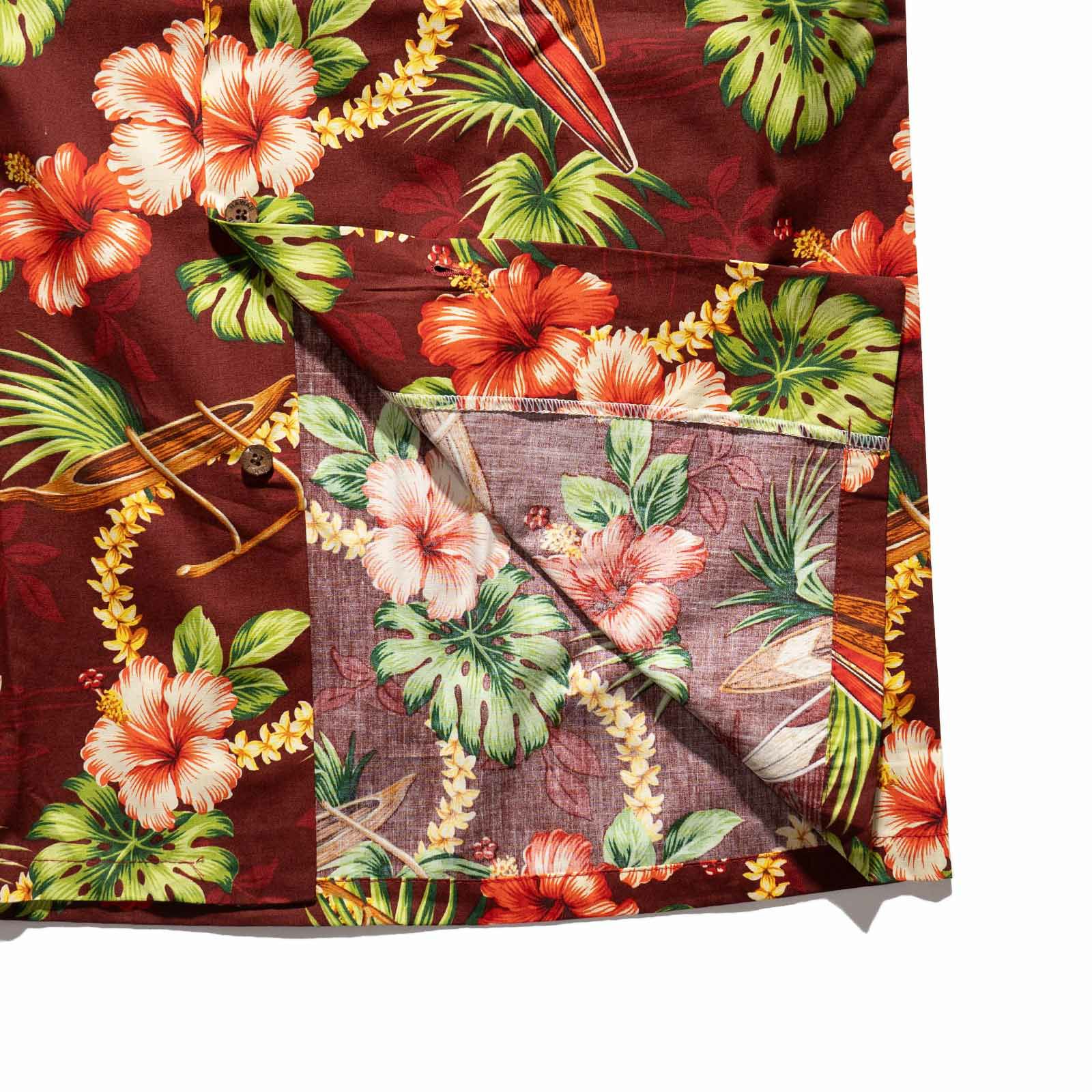 ロバートJクランシーRJC半袖アロハシャツ#10240Rハワイ製