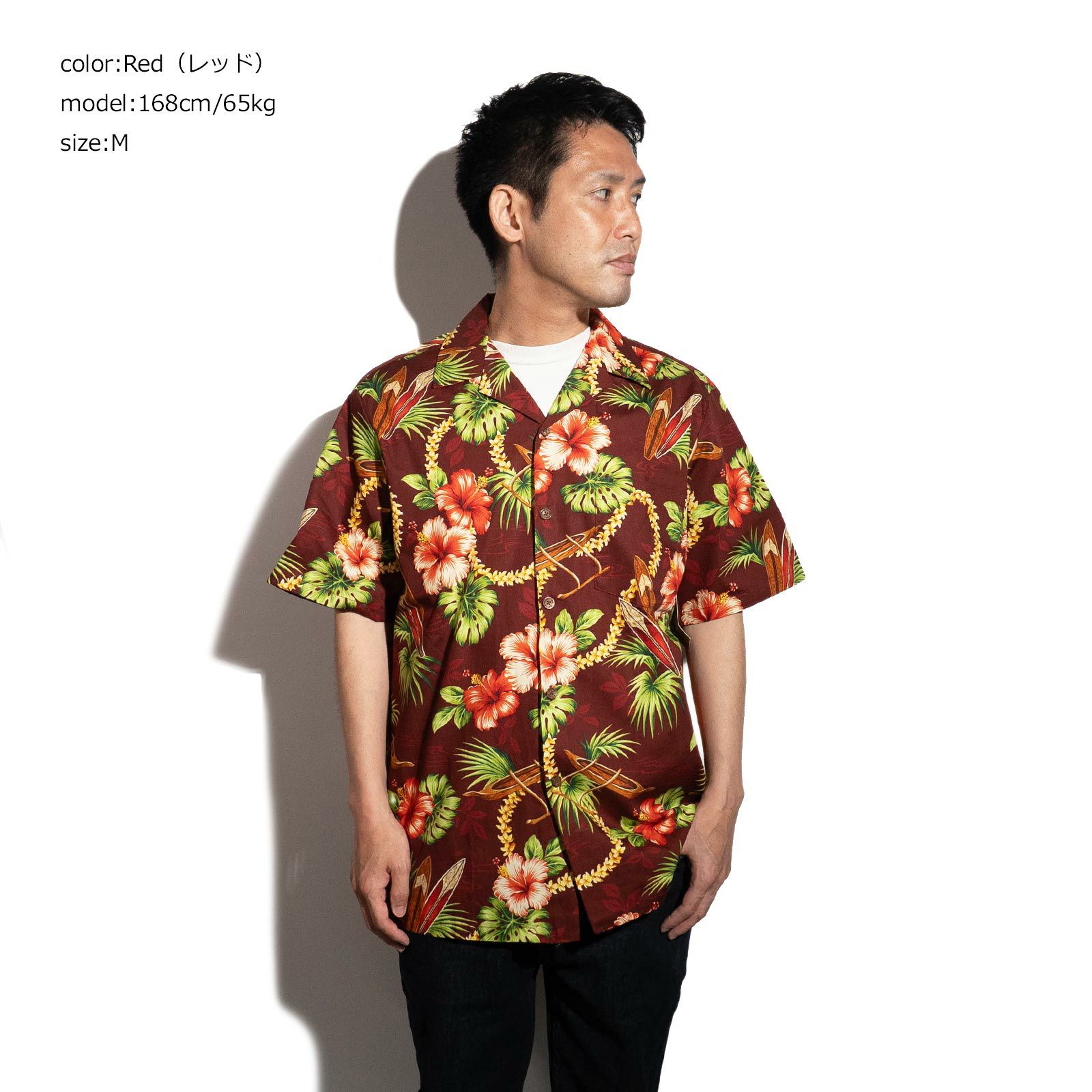 ロバートJクランシーRJC半袖アロハシャツ#10240Rハワイ製