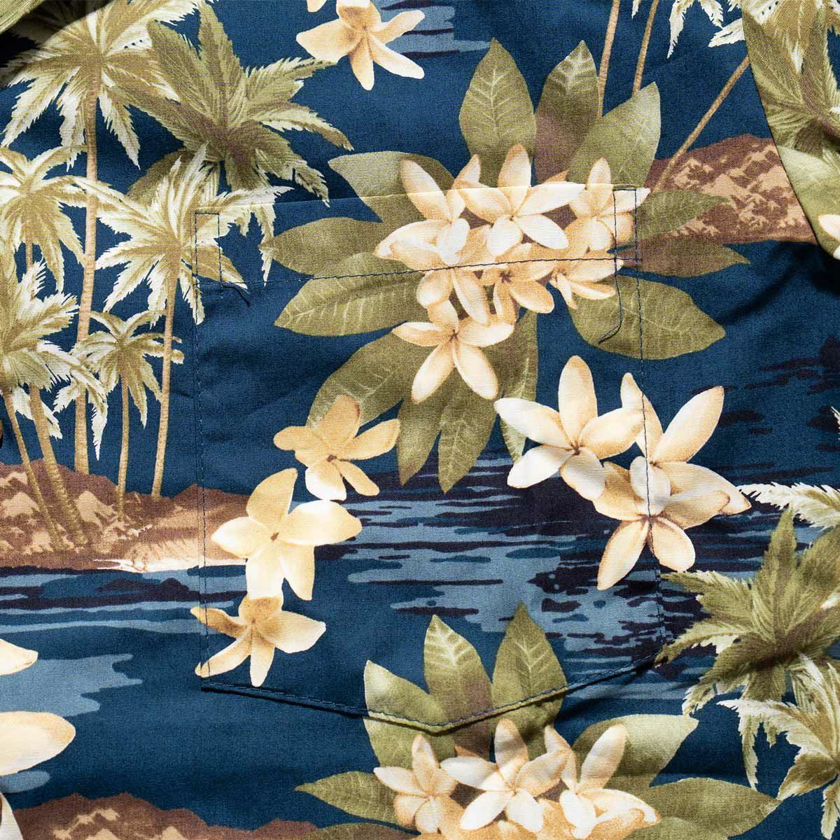 ロバートJクランシーRJC半袖アロハシャツ#102C516ハワイ製