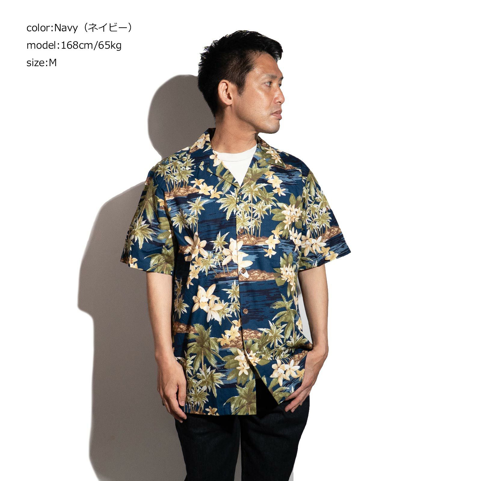 ロバートJクランシーRJC半袖アロハシャツ#102C516ハワイ製