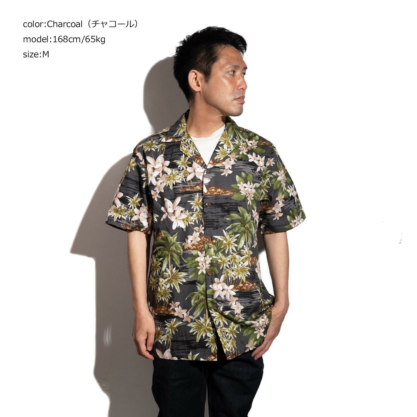 ロバートJクランシーRJC半袖アロハシャツ#102C516ハワイ製