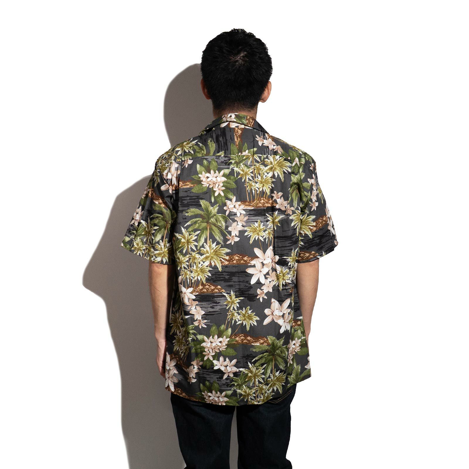 ロバートJクランシーRJC半袖アロハシャツ#102C516ハワイ製