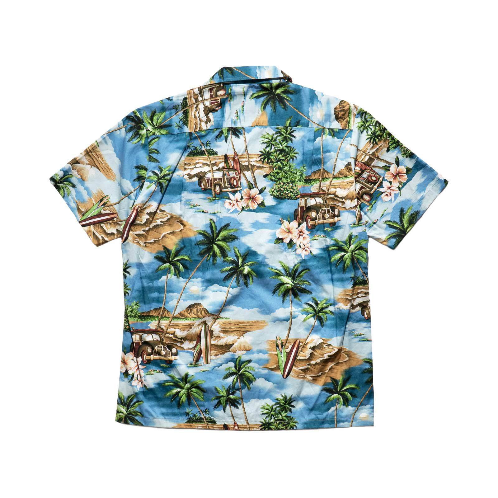 ロバートJクランシーRJC半袖アロハシャツ#102C537ハワイ製