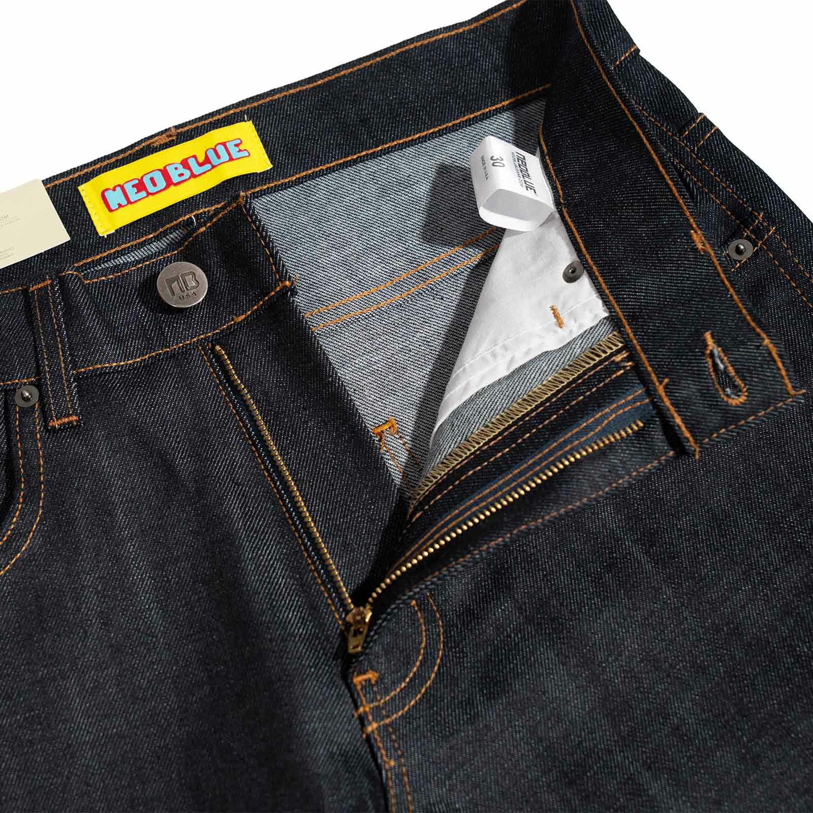 ネオブルーNEOBLUEバギーカーペンターショーツクロススーパーダーク