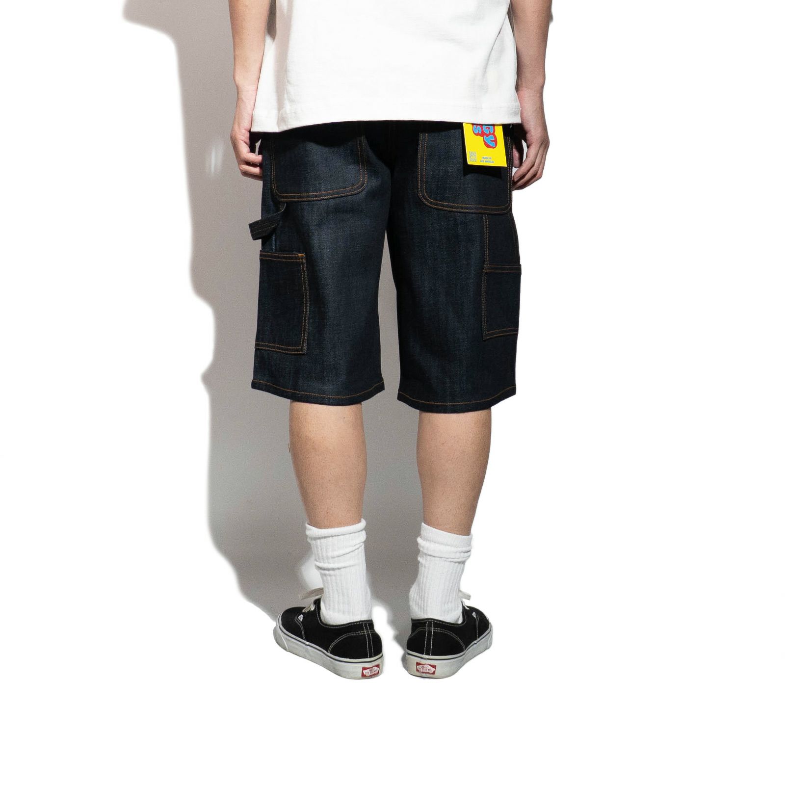 ネオブルーNEOBLUEバギーカーペンターショーツクロススーパーダーク