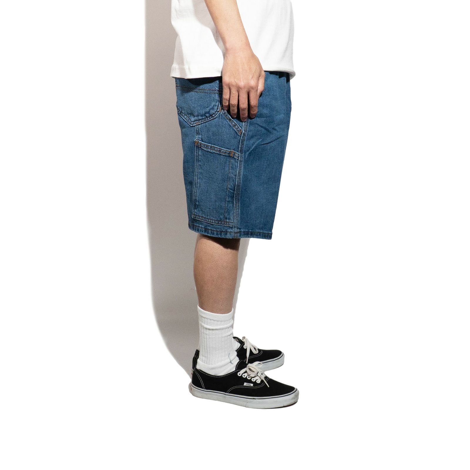 リーLeeレジェンダリーワークウェアカーペンターショーツミッドダーク