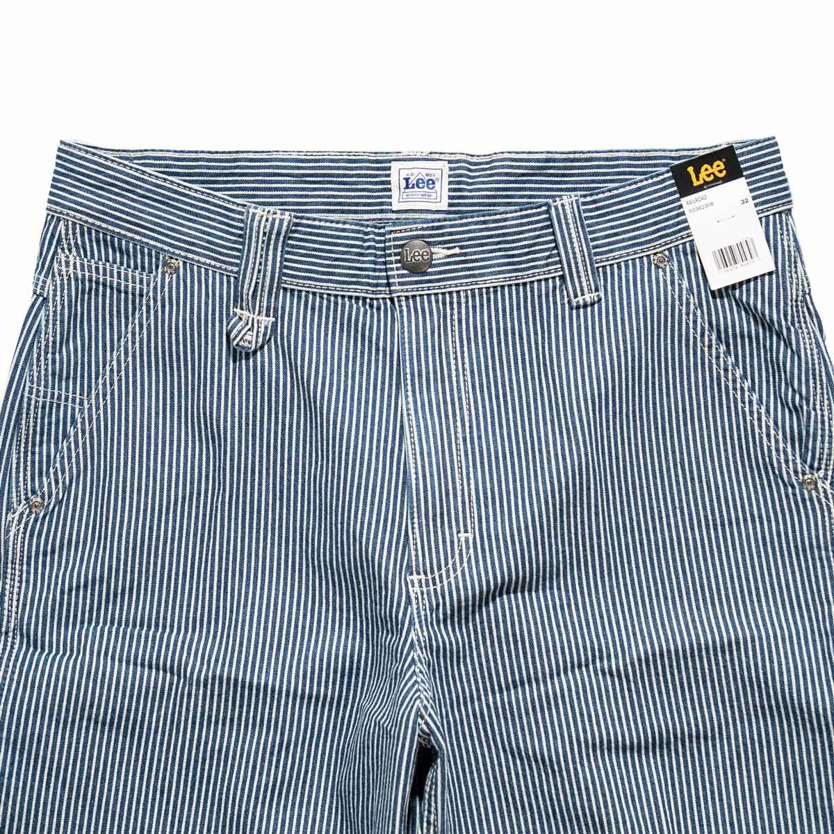 リーLeeレジェンダリーワークウェアカーペンターショーツレイルロードストライプ