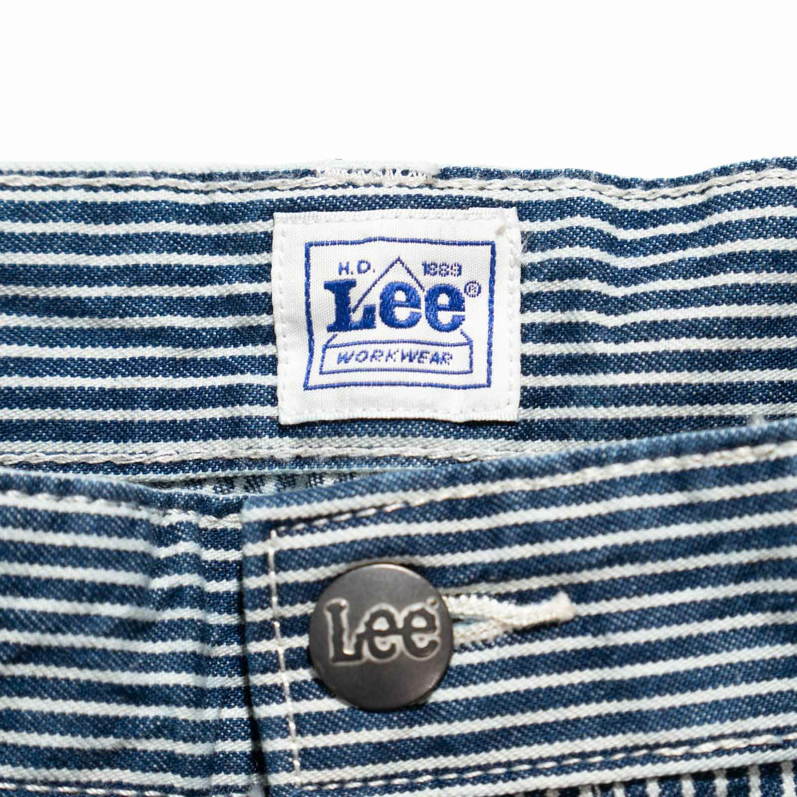 リーLeeレジェンダリーワークウェアカーペンターショーツレイルロードストライプ