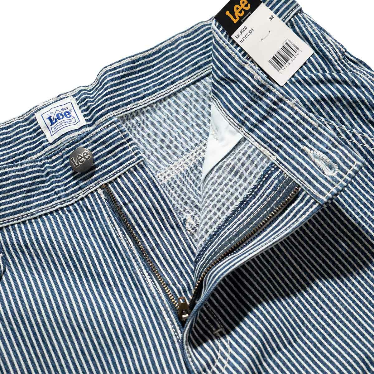 リーLeeレジェンダリーワークウェアカーペンターショーツレイルロードストライプ