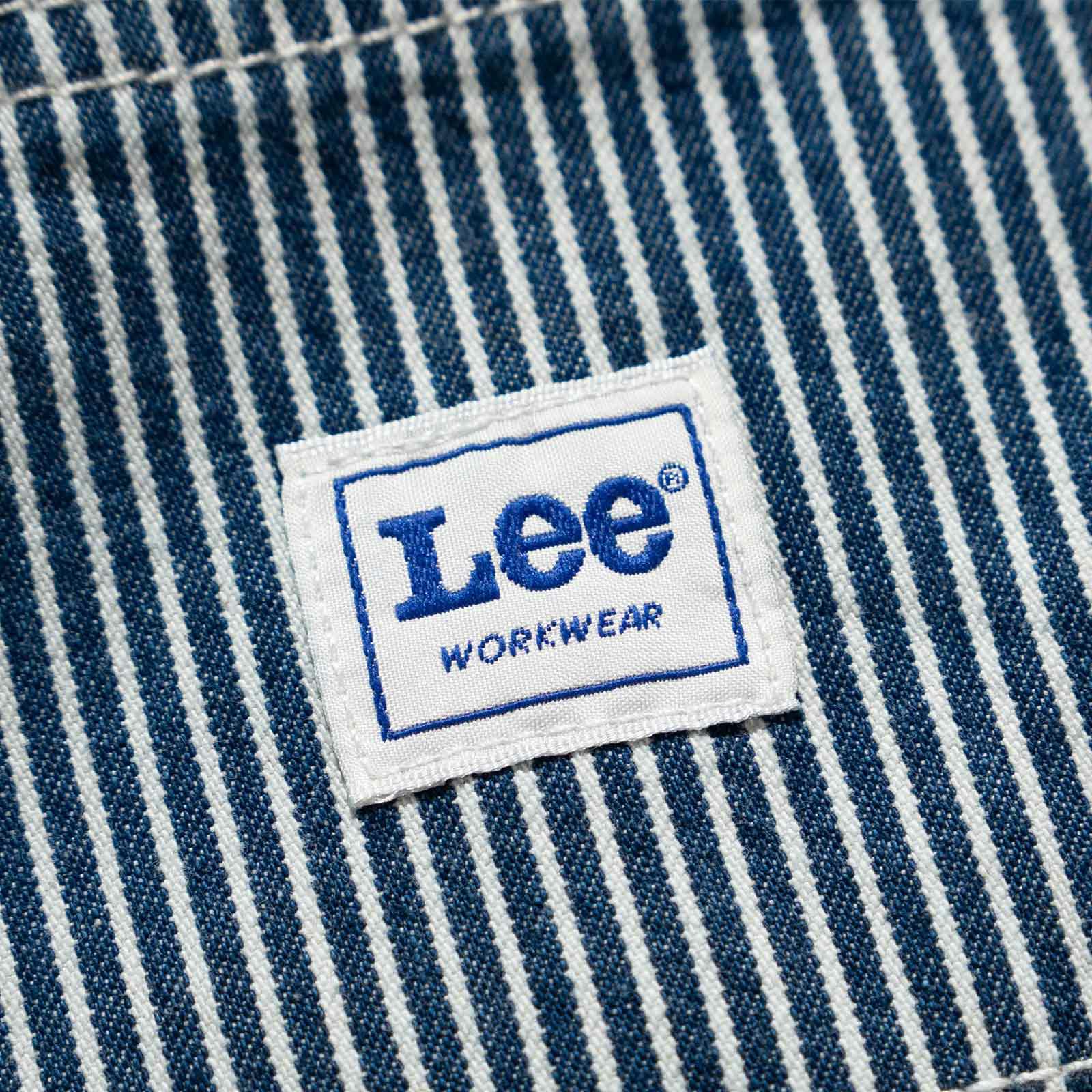 リーLeeレジェンダリーワークウェアカーペンターショーツレイルロードストライプ