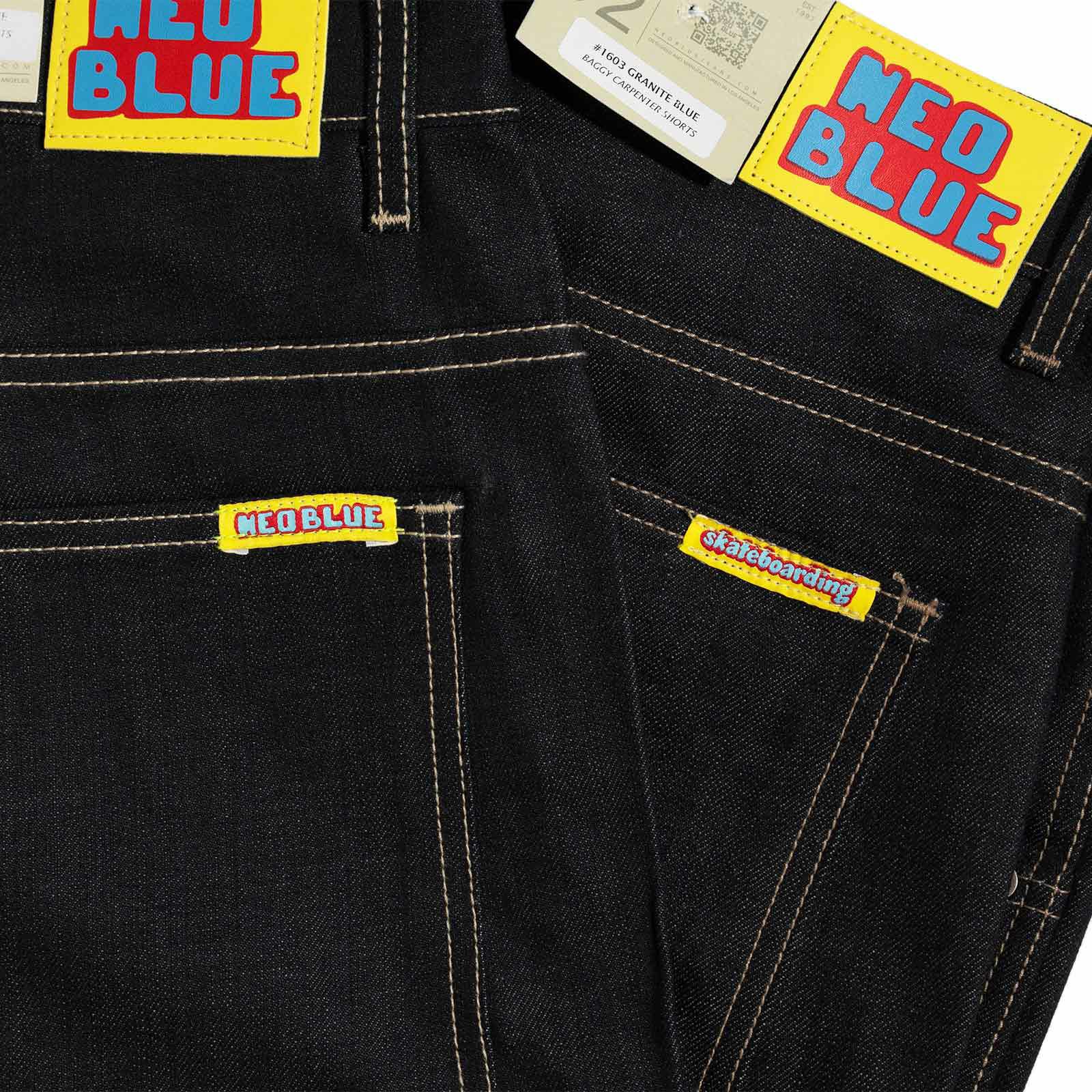 ネオブルーNEOBLUEバギーカーペンターショーツグラナイトブルー