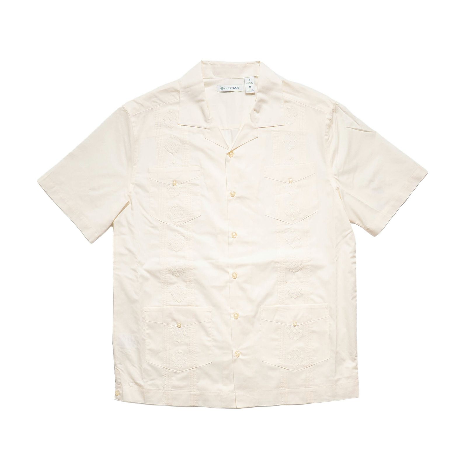 キューバベラCUBAVERAオーセンティックエンブロイダードグァジャベーラシャツ