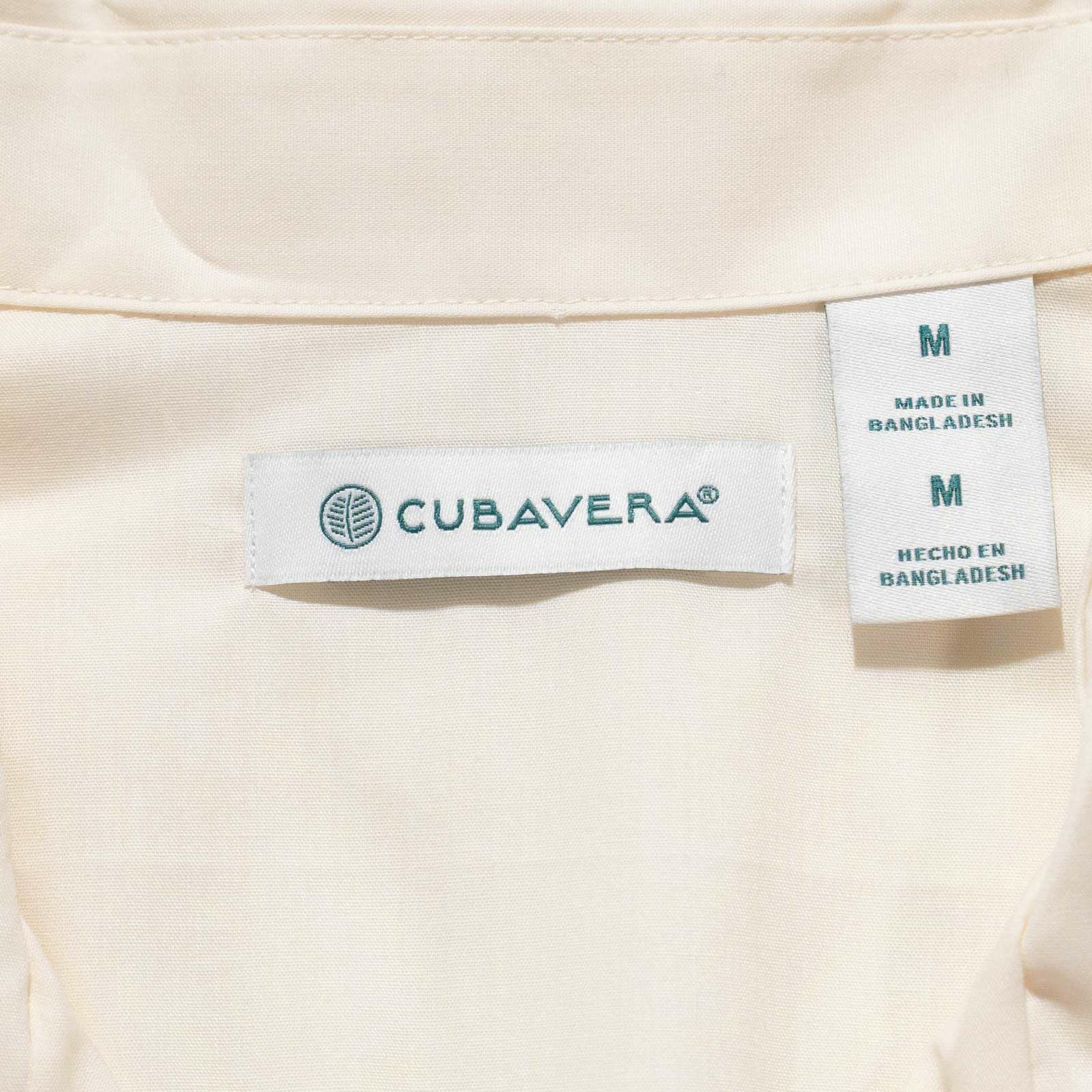 キューバベラCUBAVERAオーセンティックエンブロイダードグァジャベーラシャツ