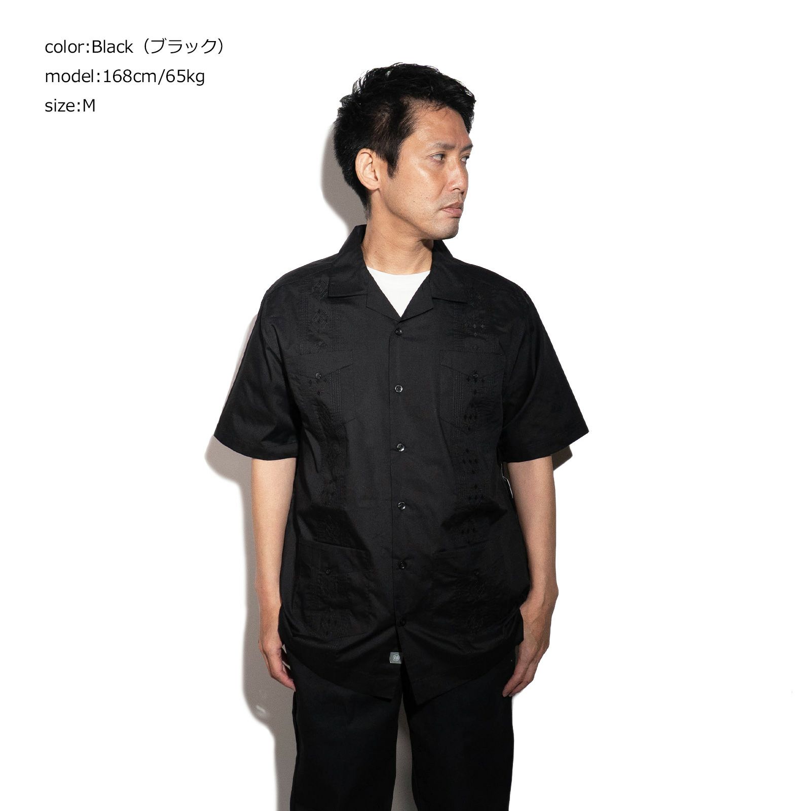 キューバベラCUBAVERAオーセンティックエンブロイダードグァジャベーラシャツ