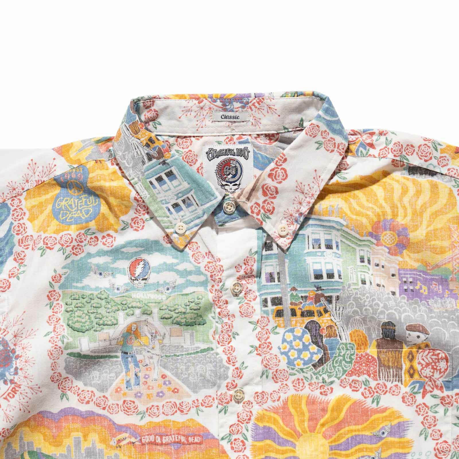 レインスプーナーREYNSPOONER半袖アロハシャツフルオープングレイトフルデッドレジェンダリーショウズ