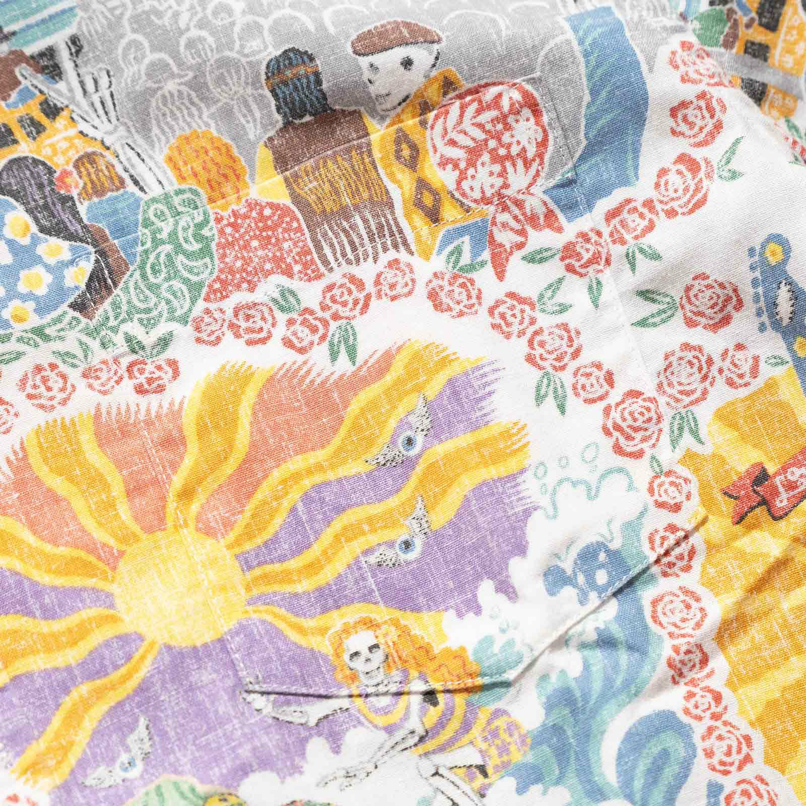 レインスプーナーREYNSPOONER半袖アロハシャツフルオープングレイトフルデッドレジェンダリーショウズ