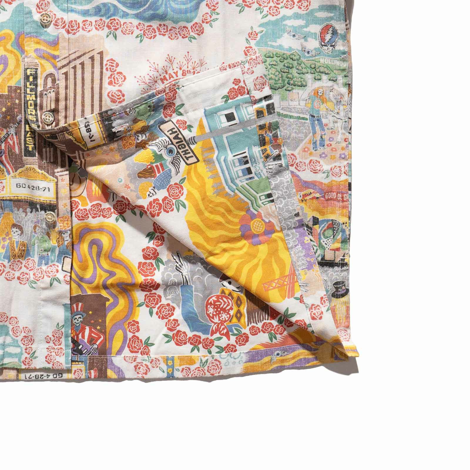 レインスプーナーREYNSPOONER半袖アロハシャツフルオープングレイトフルデッドレジェンダリーショウズ