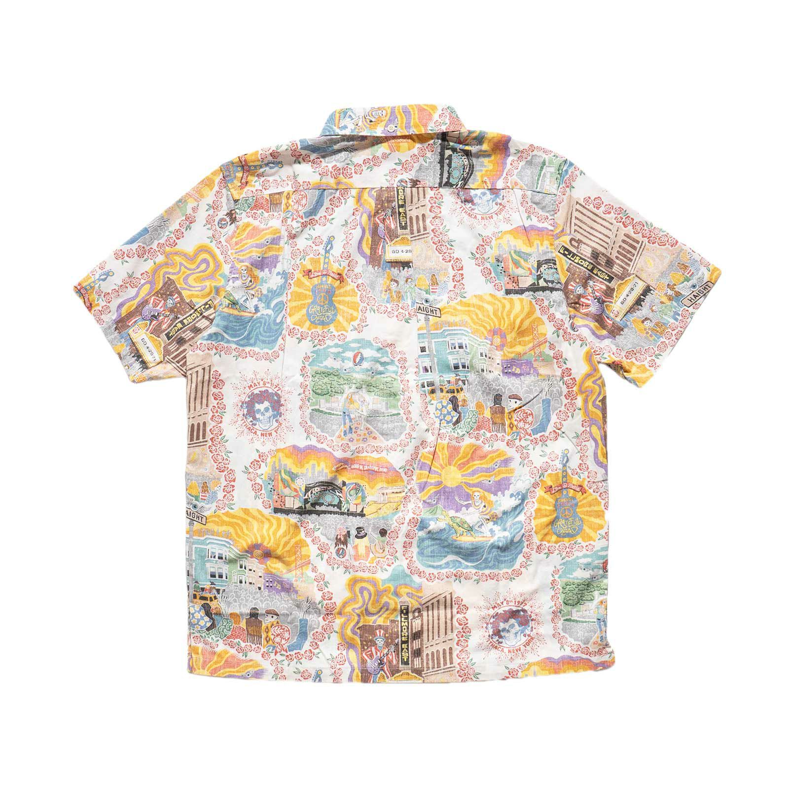 レインスプーナーREYNSPOONER半袖アロハシャツフルオープングレイトフルデッドレジェンダリーショウズ