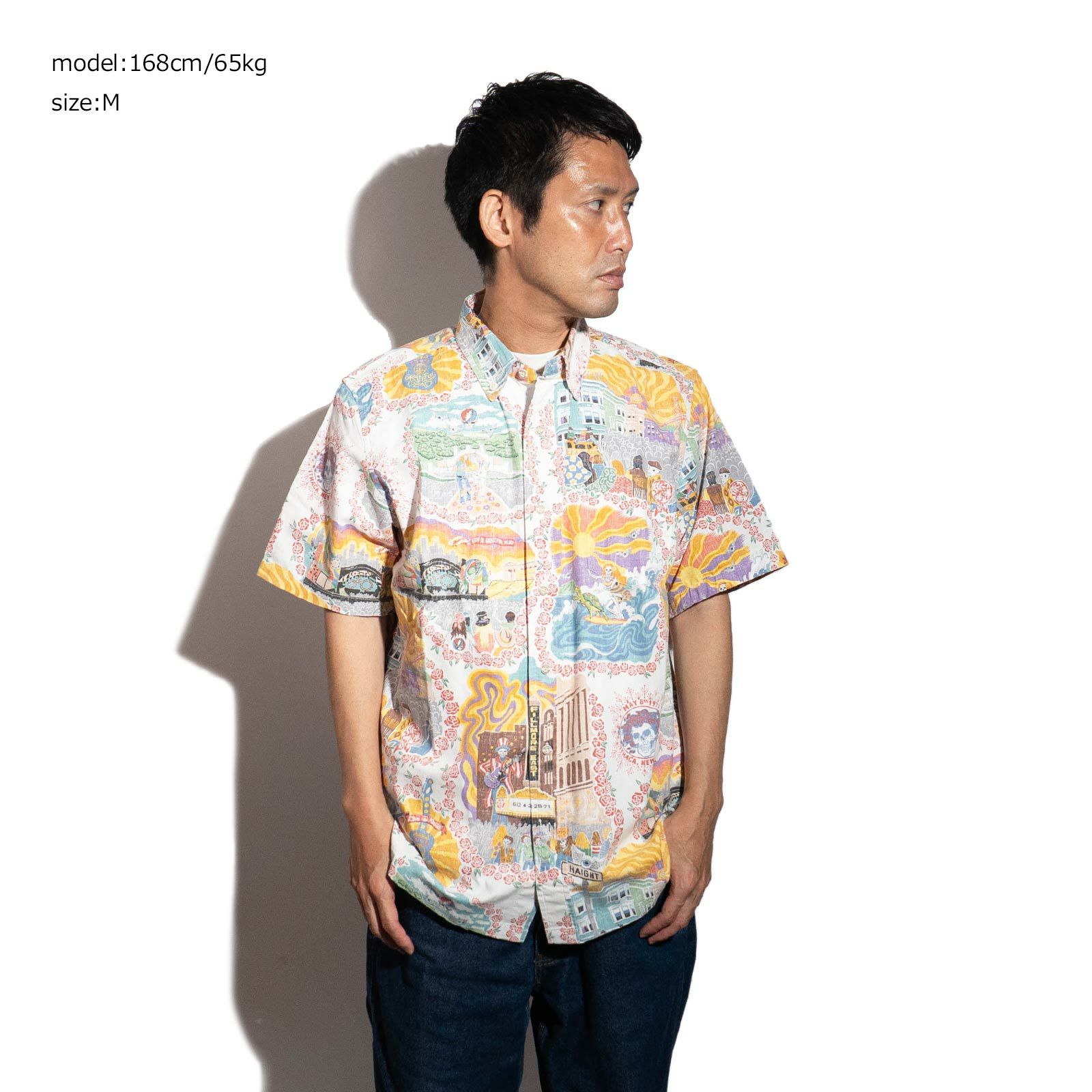 レインスプーナーREYNSPOONER半袖アロハシャツフルオープングレイトフルデッドレジェンダリーショウズ