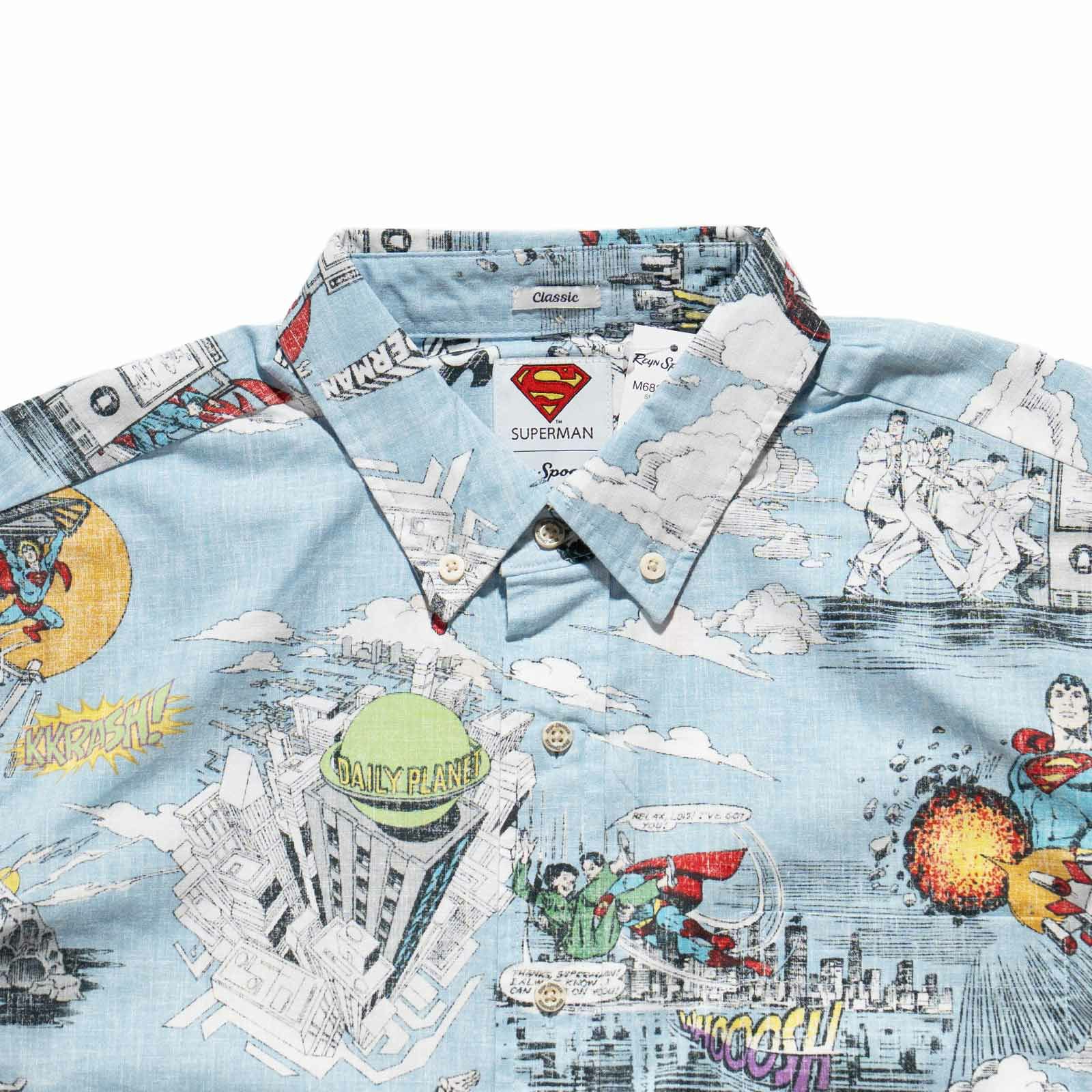 レインスプーナー×スーパーマンREYNSPOONERXSUPERMAN半袖アロハシャツクラークケント
