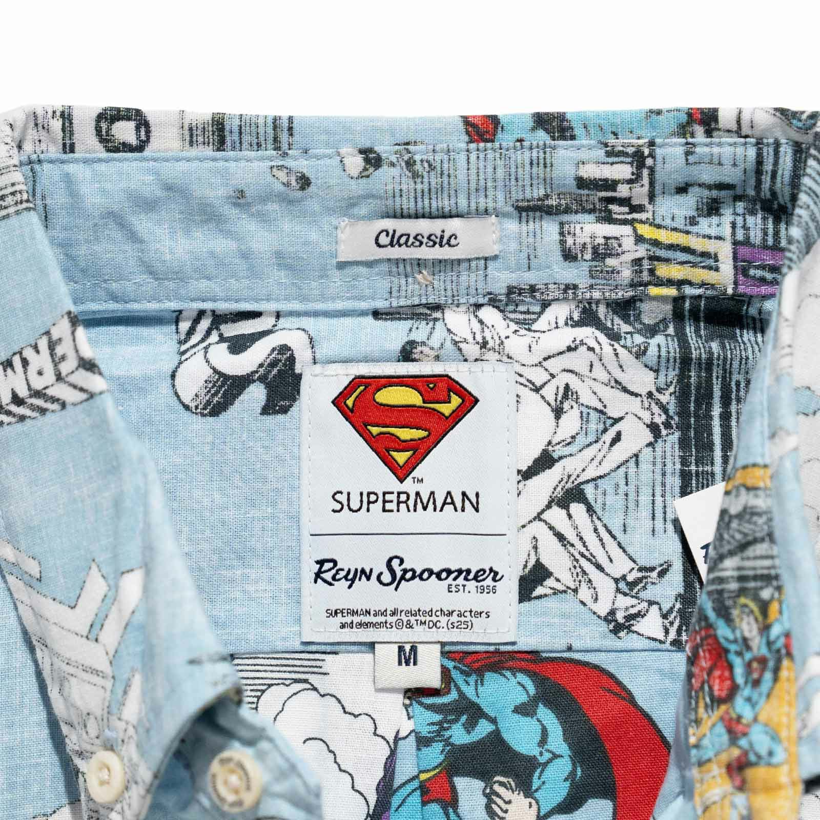 レインスプーナー×スーパーマンREYNSPOONERXSUPERMAN半袖アロハシャツクラークケント