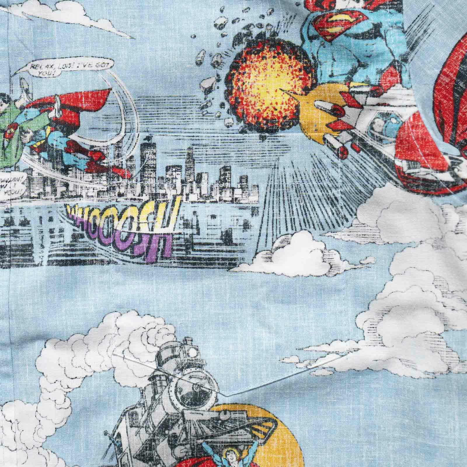 レインスプーナー×スーパーマンREYNSPOONERXSUPERMAN半袖アロハシャツクラークケント