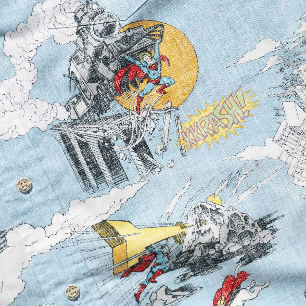 レインスプーナー×スーパーマンREYNSPOONERXSUPERMAN半袖アロハシャツクラークケント