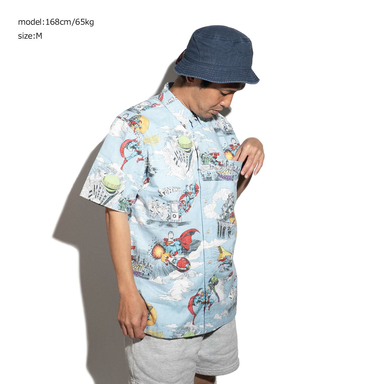 レインスプーナー×スーパーマンREYNSPOONERXSUPERMAN半袖アロハシャツクラークケント