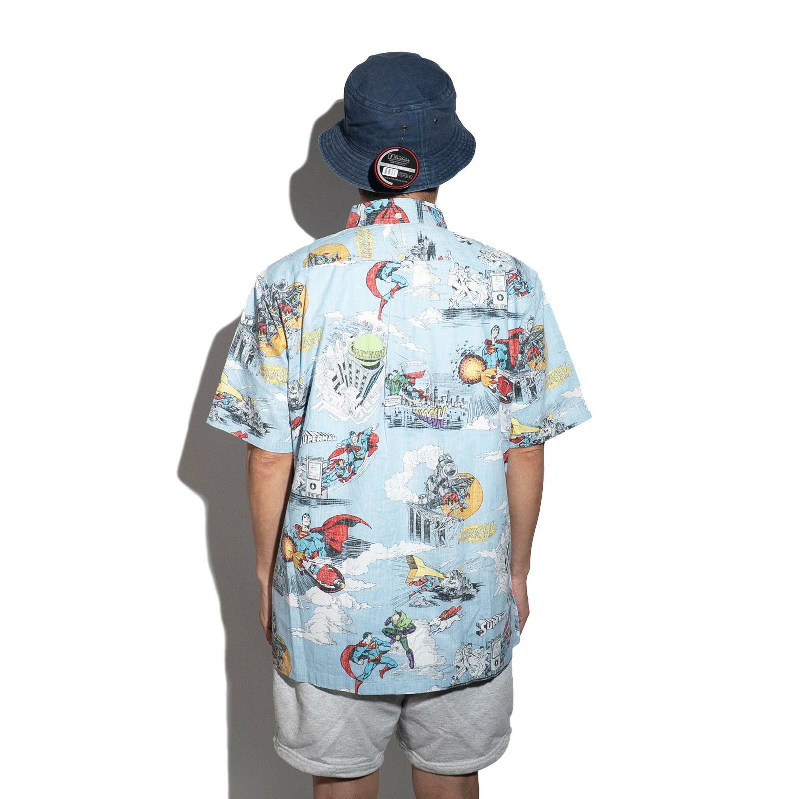 レインスプーナー×スーパーマンREYNSPOONERXSUPERMAN半袖アロハシャツクラークケント