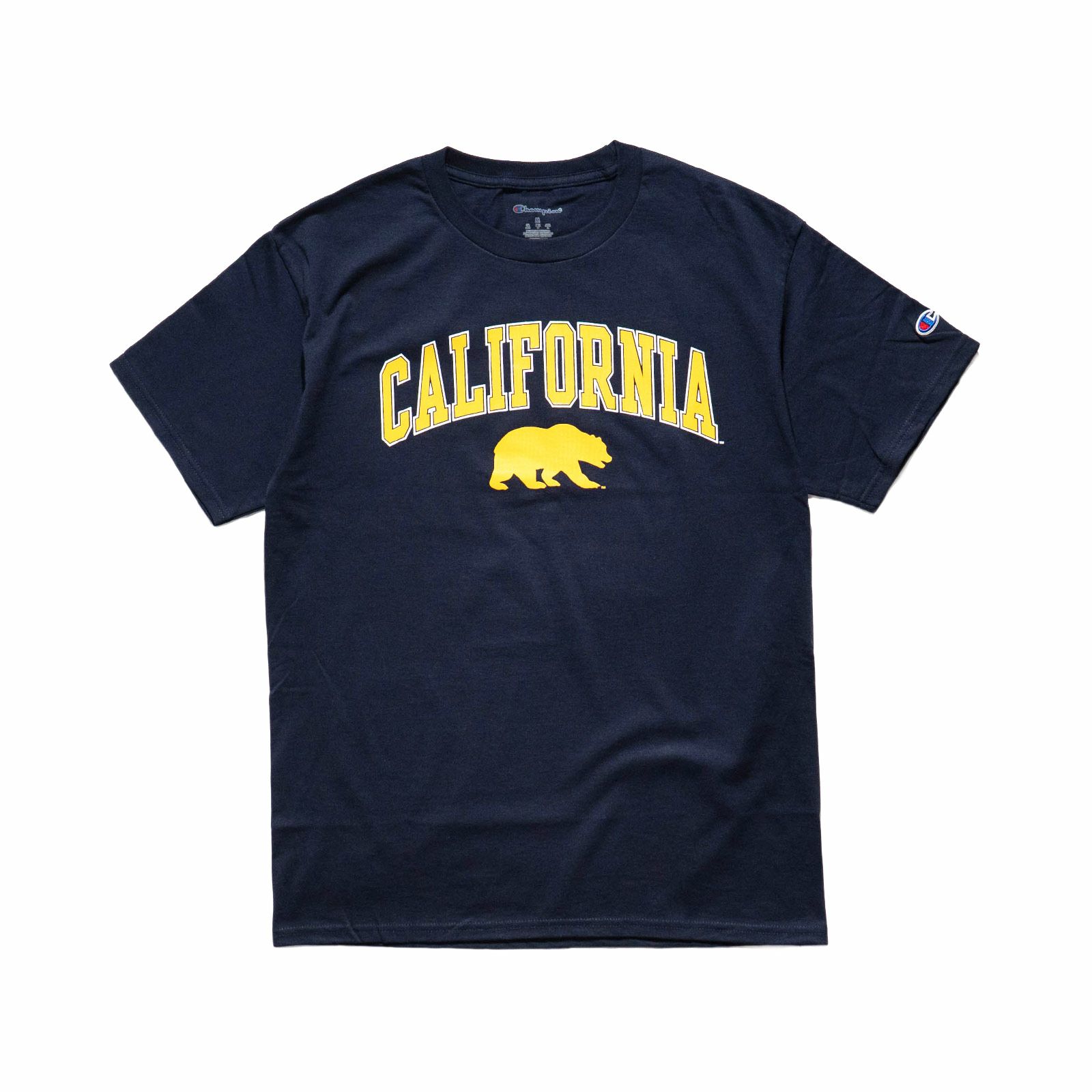 UCBERKELEYオフィシャルロゴカレッジTシャツチャンピオンボディ