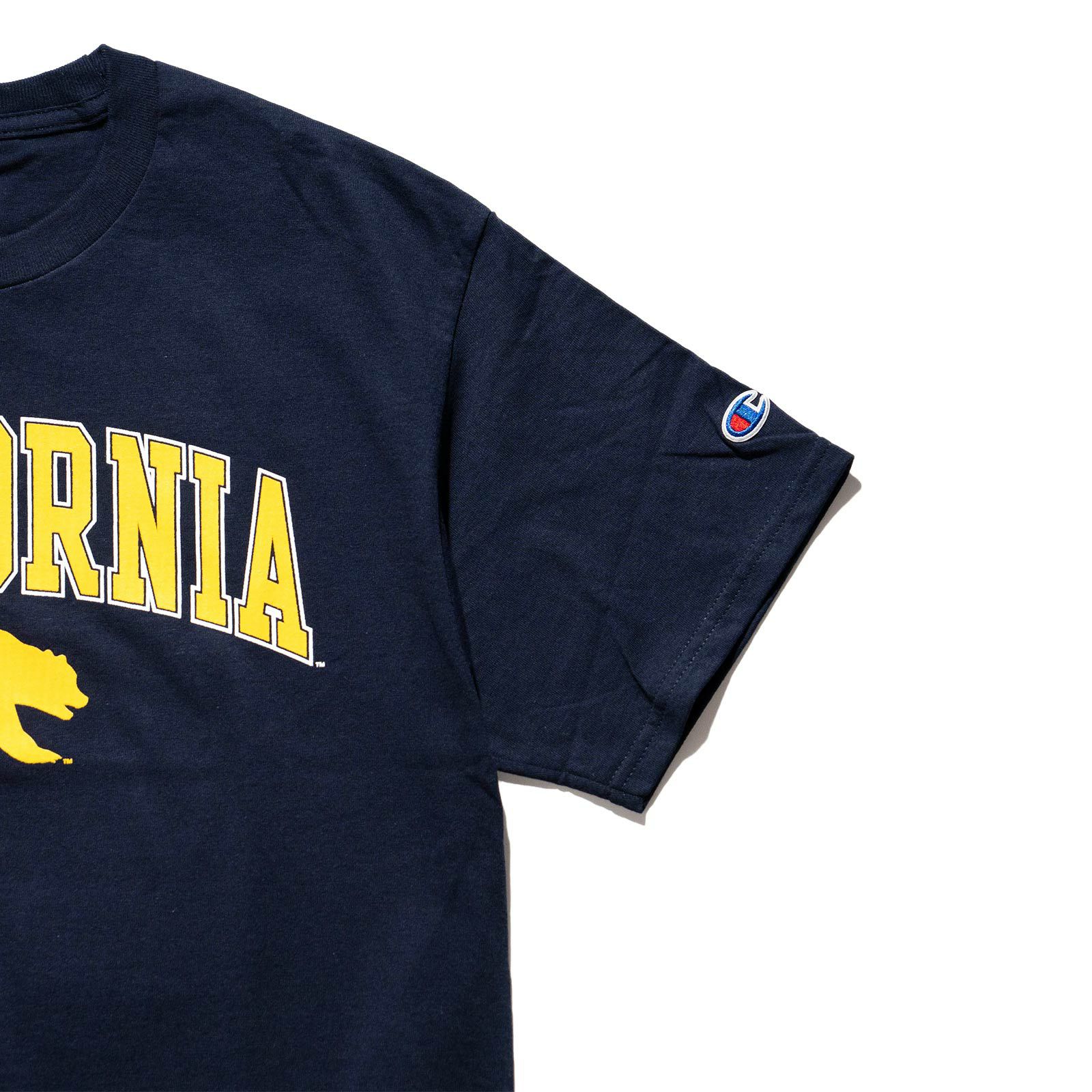 UCBERKELEYオフィシャルロゴカレッジTシャツチャンピオンボディ
