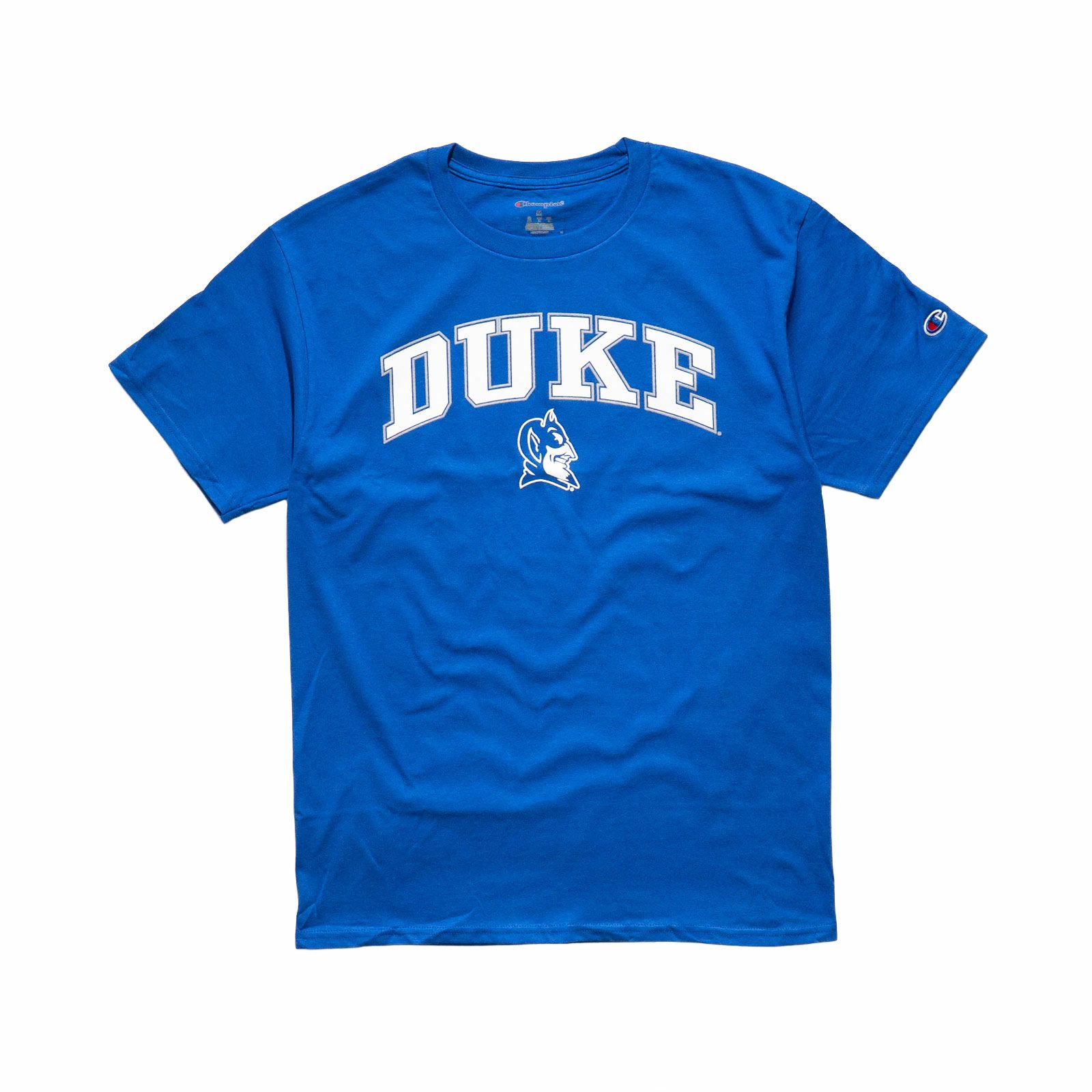 DUKEUNIVERSITYオフィシャルロゴカレッジTシャツチャンピオンボディ