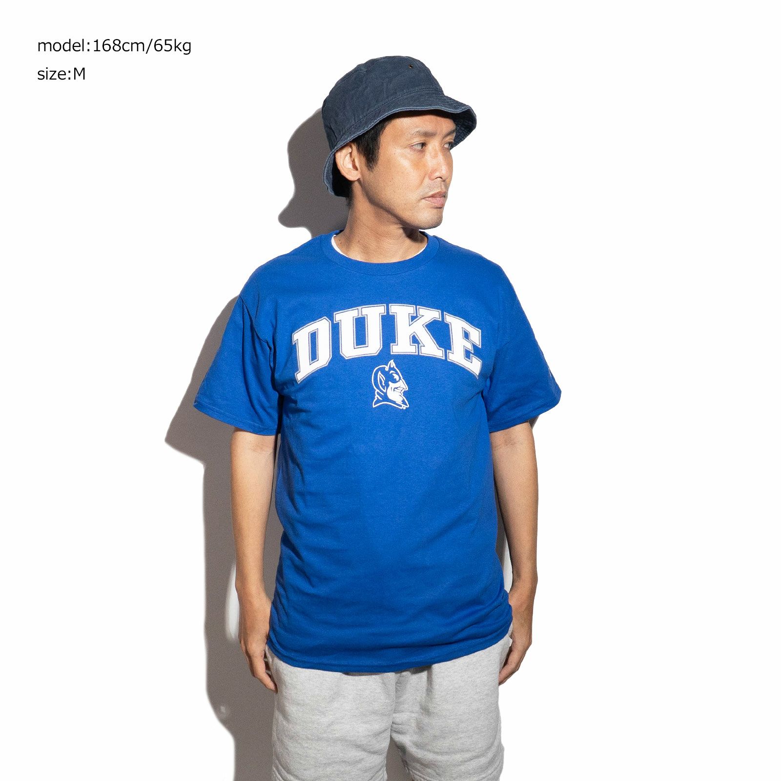 DUKEUNIVERSITYオフィシャルロゴカレッジTシャツチャンピオンボディ
