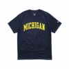 UNIVERSITYOFMICHIGANオフィシャルロゴカレッジTシャツチャンピオンボディ