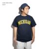 UNIVERSITYOFMICHIGANオフィシャルロゴカレッジTシャツチャンピオンボディ
