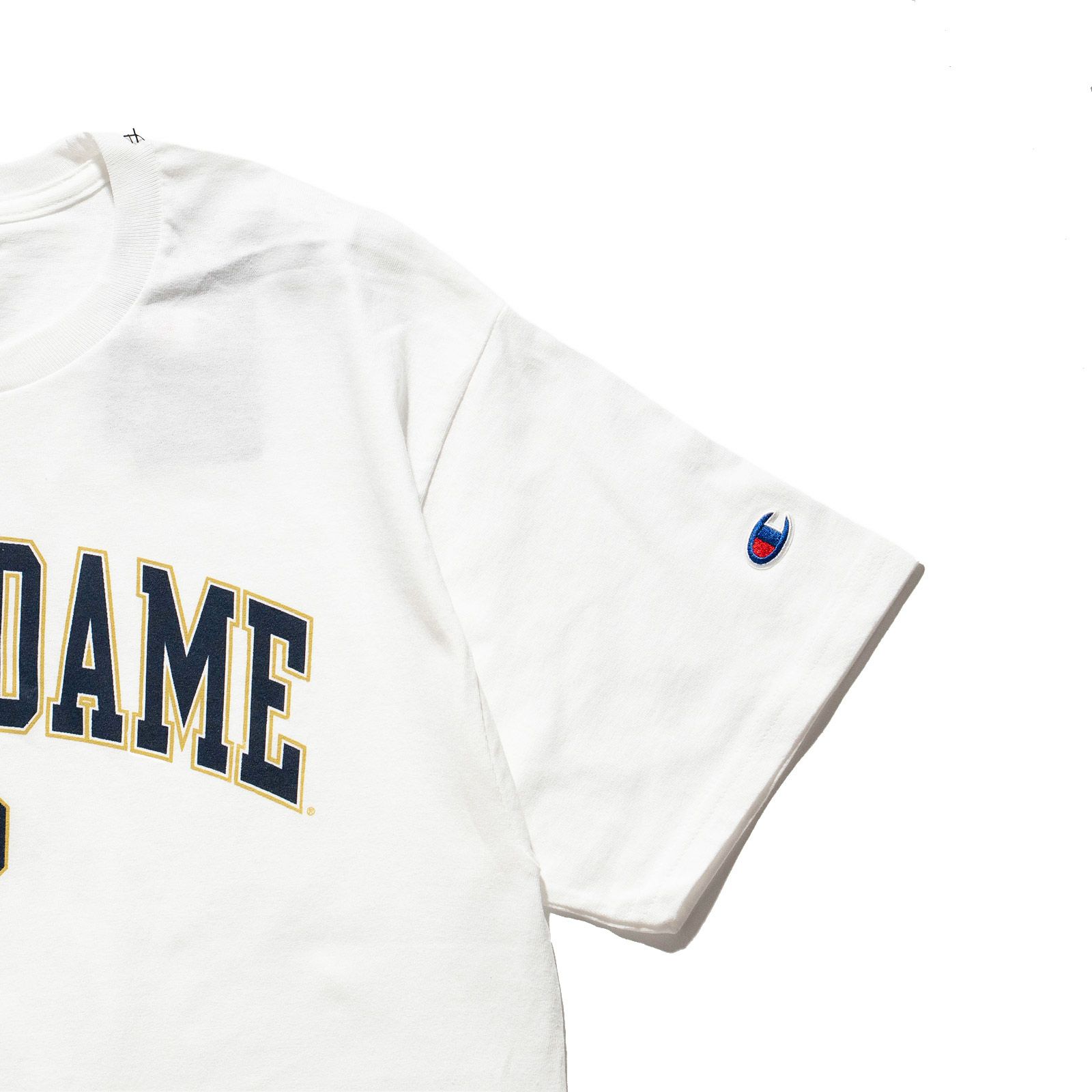 UNIVERSITYOFNOTREDAMEオフィシャルロゴカレッジTシャツチャンピオンボディ