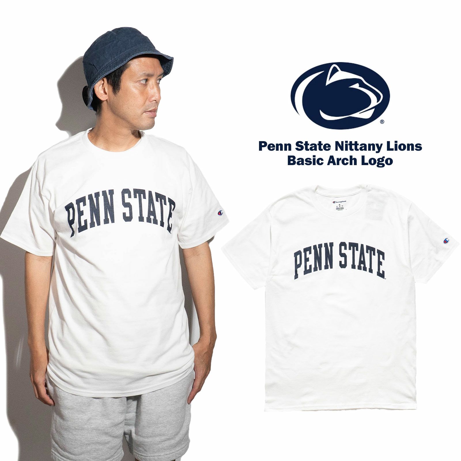 THEPENNSYLVANIASTATEUNIVERSITYオフィシャルロゴカレッジTシャツチャンピオンボディ
