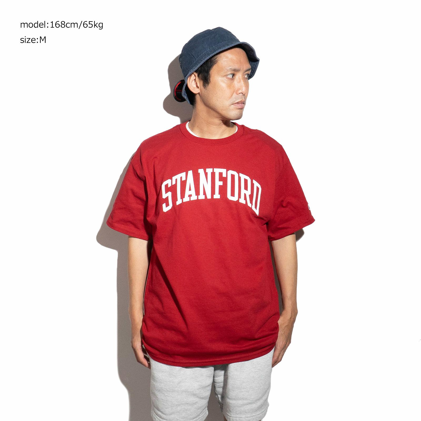 STANFORDUNIVERSITYオフィシャルロゴカレッジTシャツチャンピオンボディ