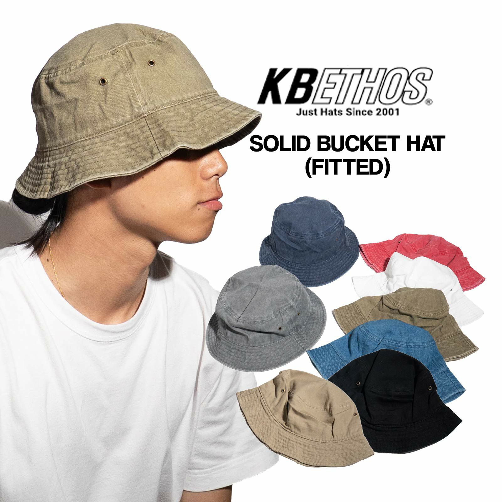 ケービーエトスKBETHOSソリッドバケットハット