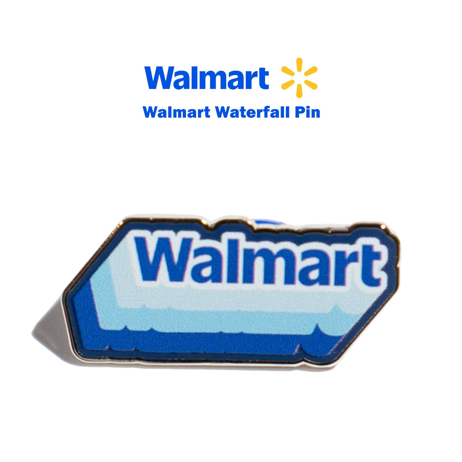ウォルマートWalmartウォルマートウォーターフォールバックピンバッジ
