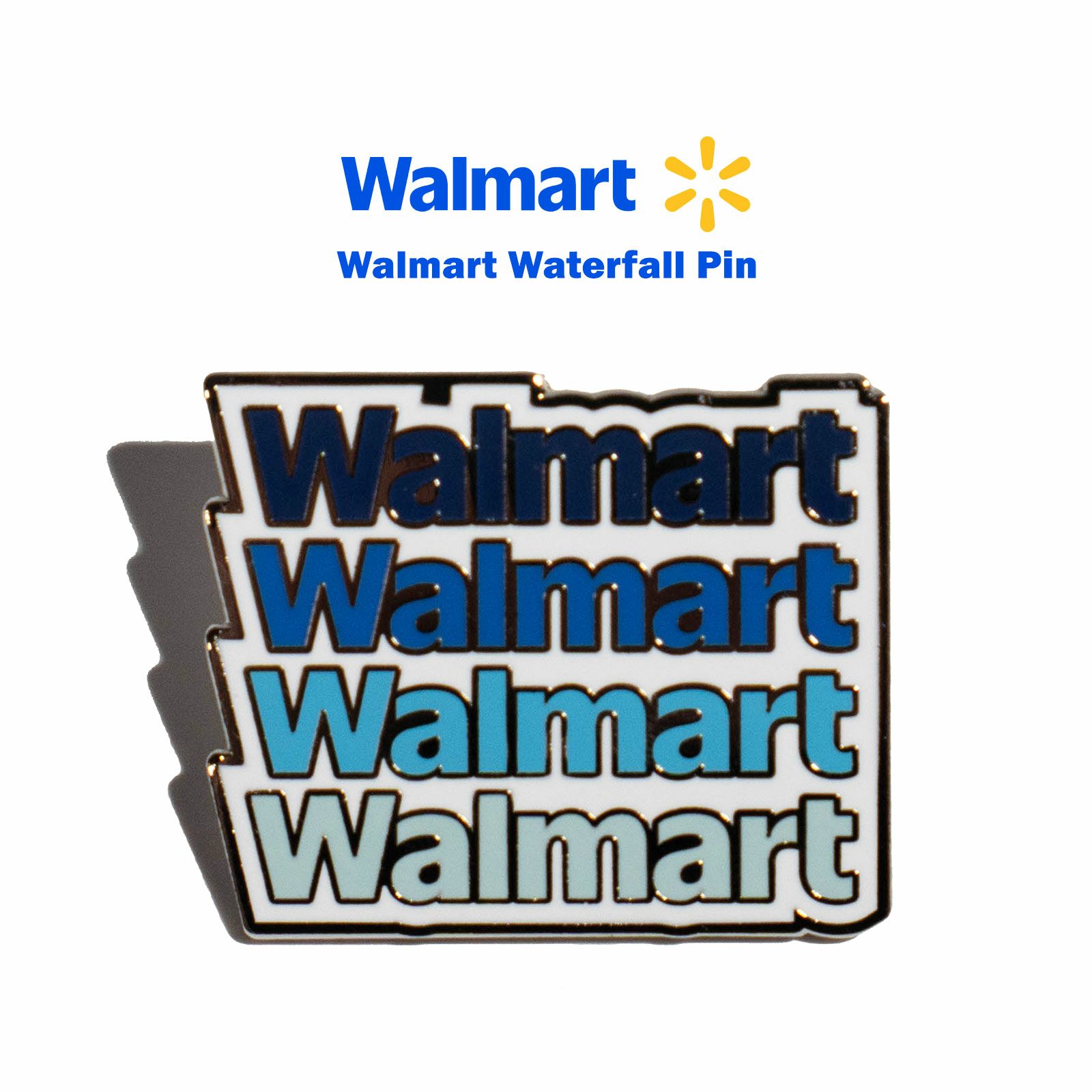 ウォルマートWalmartウォルマートウォーターフォールロゴピンバッジ
