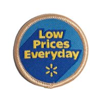 ウォルマートWalmartエブリデイロープライスワッペン