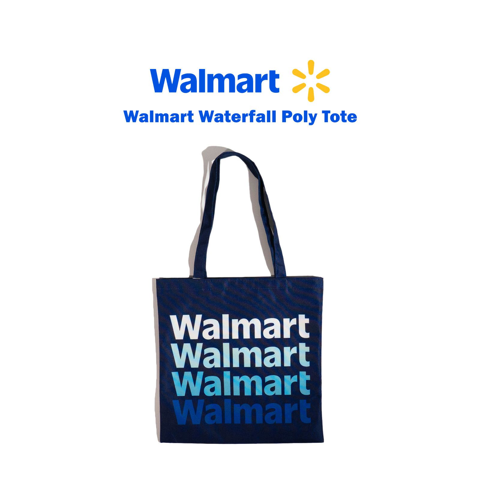 ウォルマートWalmartウォーターフォールロゴポリトート