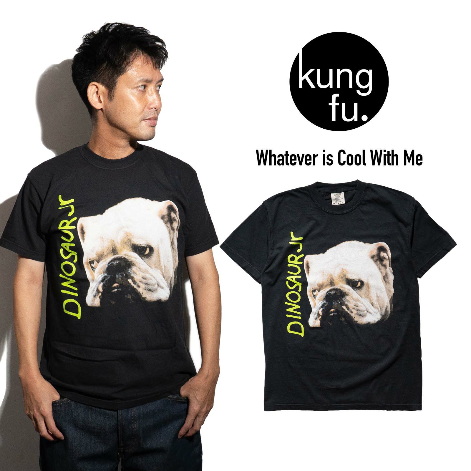 カンフーkungfu.バンドTシャツダイナソージュニアワットエバーズクールウィズミービッグサイズ