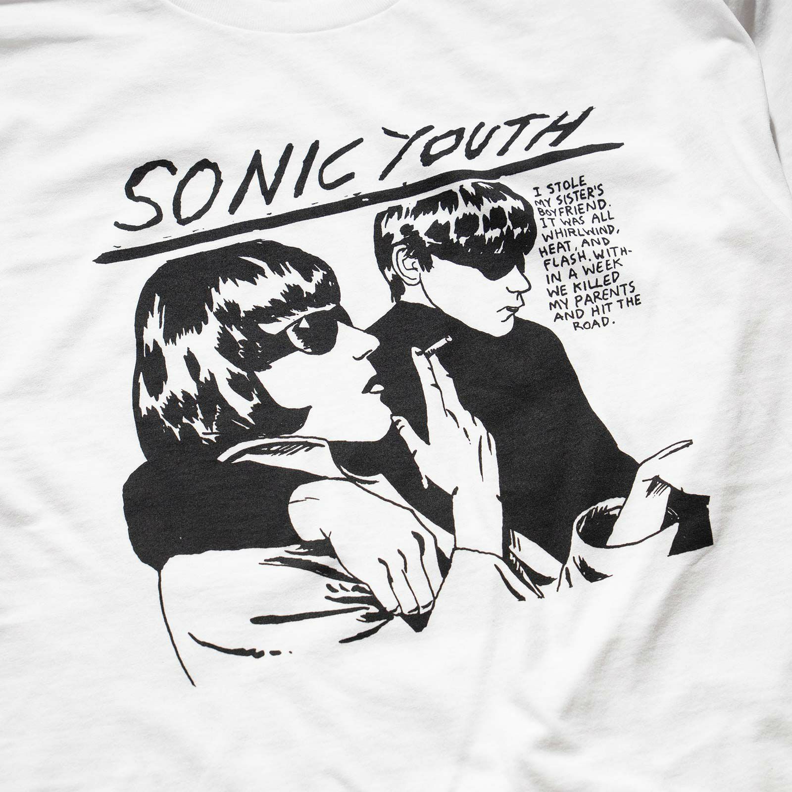 カンフーkungfu.バンドTシャツソニックユースグー